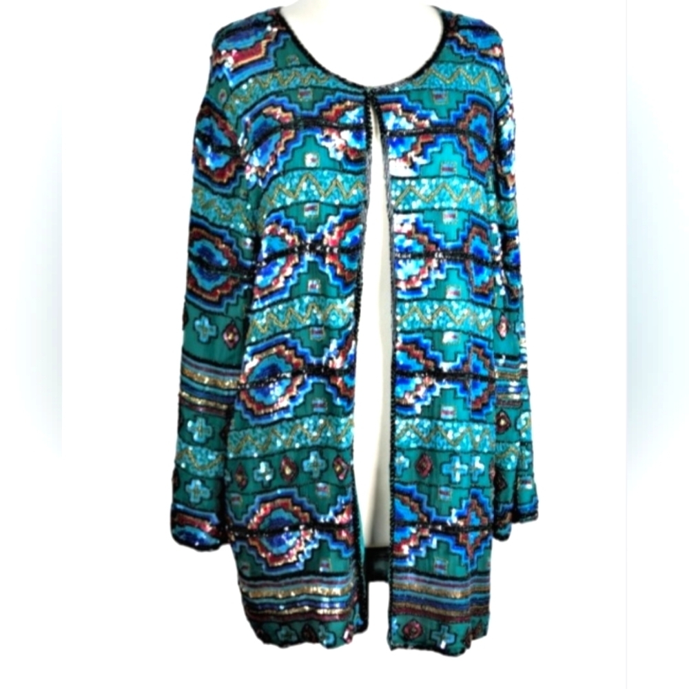 Carina Fully Sequin and Beaded Jacket